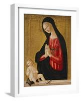 The Madonna Adoring the Child-Neroccio Di Landi-Framed Giclee Print