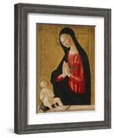 The Madonna Adoring the Child-Neroccio Di Landi-Framed Giclee Print