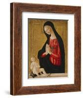 The Madonna Adoring the Child-Neroccio Di Landi-Framed Giclee Print