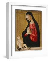 The Madonna Adoring the Child-Neroccio Di Landi-Framed Giclee Print