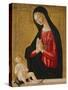The Madonna Adoring the Child-Neroccio Di Landi-Stretched Canvas