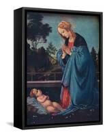 'The Madonna Adoring the Christ Child', 15th century, (1910)-Filippino Lippi-Framed Stretched Canvas