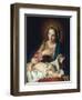 The Madonna adoring the Christ Child-Giuseppe Bottani-Framed Giclee Print