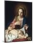 The Madonna adoring the Christ Child-Giuseppe Bottani-Mounted Giclee Print