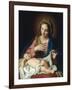 The Madonna adoring the Christ Child-Giuseppe Bottani-Framed Giclee Print