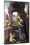 The Madonna and Angels Adoring the Child-Luca Baudo-Mounted Giclee Print