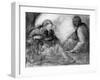 The Madonna and Child and St Joseph, Early 16th Century-Correggio-Framed Giclee Print