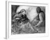 The Madonna and Child and St Joseph, Early 16th Century-Correggio-Framed Giclee Print