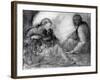 The Madonna and Child and St Joseph, Early 16th Century-Correggio-Framed Giclee Print