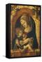 The Madonna and Child at a Marble Parapet-Carlo Crivelli-Framed Stretched Canvas