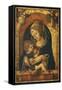 The Madonna and Child at a Marble Parapet-Carlo Crivelli-Framed Stretched Canvas