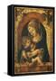 The Madonna and Child at a Marble Parapet-Carlo Crivelli-Framed Stretched Canvas