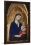 The Madonna and Child, Detail from Altarpiece of St Dominic-Simone Martini-Framed Giclee Print