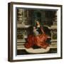 The Madonna and Child Enthroned, 16th Century-Adriaen Isenbrant-Framed Giclee Print