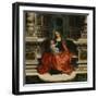 The Madonna and Child Enthroned, 16th Century-Adriaen Isenbrant-Framed Giclee Print