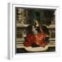 The Madonna and Child Enthroned, 16th Century-Adriaen Isenbrant-Framed Giclee Print