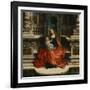 The Madonna and Child Enthroned, 16th Century-Adriaen Isenbrant-Framed Giclee Print