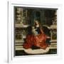 The Madonna and Child Enthroned, 16th Century-Adriaen Isenbrant-Framed Giclee Print