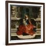 The Madonna and Child Enthroned, 16th Century-Adriaen Isenbrant-Framed Giclee Print