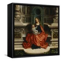 The Madonna and Child Enthroned, 16th Century-Adriaen Isenbrant-Framed Stretched Canvas