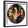 The Madonna and Child Enthroned, Adored by Angels-null-Framed Giclee Print