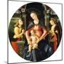 The Madonna and Child Enthroned, Adored by Angels-null-Mounted Giclee Print