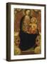 The Madonna and Child Enthroned with Four Angels-Master of Saint Verdiana-Framed Giclee Print