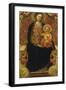 The Madonna and Child Enthroned with Four Angels-Master of Saint Verdiana-Framed Giclee Print