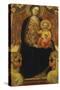 The Madonna and Child Enthroned with Four Angels-Master of Saint Verdiana-Stretched Canvas