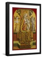 The Madonna and Child Enthroned with Music-Making Angels-Vittore Crivelli-Framed Giclee Print