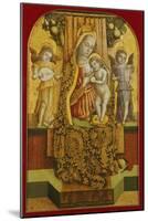 The Madonna and Child Enthroned with Music-Making Angels-Vittore Crivelli-Mounted Giclee Print