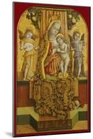The Madonna and Child Enthroned with Music-Making Angels-Vittore Crivelli-Mounted Giclee Print