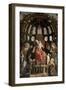 The Madonna and Child Enthroned with Six Saints and Gian-Francesco II Gonzaga, 1495-Andrea Mantegna-Framed Giclee Print