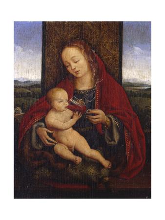 'The Madonna and Child Enthroned' Giclee Print - Cornelis van Cleve ...