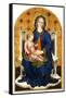 The Madonna and Child Enthroned-Michele Giambono-Framed Stretched Canvas