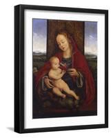 The Madonna and Child Enthroned-Cornelis van Cleve-Framed Giclee Print