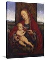 The Madonna and Child Enthroned-Cornelis van Cleve-Stretched Canvas