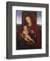 The Madonna and Child Enthroned-Cornelis van Cleve-Framed Giclee Print