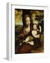 The Madonna and Child in a Landscape-Cornelis van Cleve-Framed Giclee Print