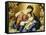 The Madonna and Child in Glory with Cherubs-Giovanni Battista Salvi da Sassoferrato-Framed Stretched Canvas