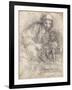 The Madonna and Child with a Carthusian Monk-Alessandro Tiarini-Framed Giclee Print