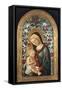 The Madonna and Child with Roses (Late 15th Century)-Cleofas Almanza-Framed Stretched Canvas