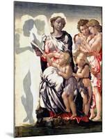 The Madonna and Child with Saint John and Angels-Michelangelo Buonarroti-Mounted Photographic Print