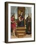 The Madonna and Child with Saint John the Baptist and Saint Nicholas of Bari, 1505-Raphael-Framed Giclee Print