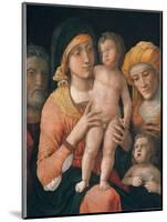 The Madonna and Child with Saints Joseph, Elizabeth, and John the Baptist-Andrea Mantegna-Mounted Giclee Print