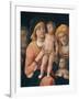 The Madonna and Child with Saints Joseph, Elizabeth, and John the Baptist-Andrea Mantegna-Framed Giclee Print