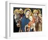 The Madonna and Child with Saints, Mid 15th Century-Sano di Pietro-Framed Giclee Print