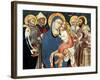 The Madonna and Child with Saints, Mid 15th Century-Sano di Pietro-Framed Giclee Print