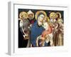 The Madonna and Child with Saints, Mid 15th Century-Sano di Pietro-Framed Giclee Print