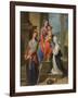 The Madonna and Child with Saints-Ventura Di Arcangelo Salimbeni-Framed Giclee Print